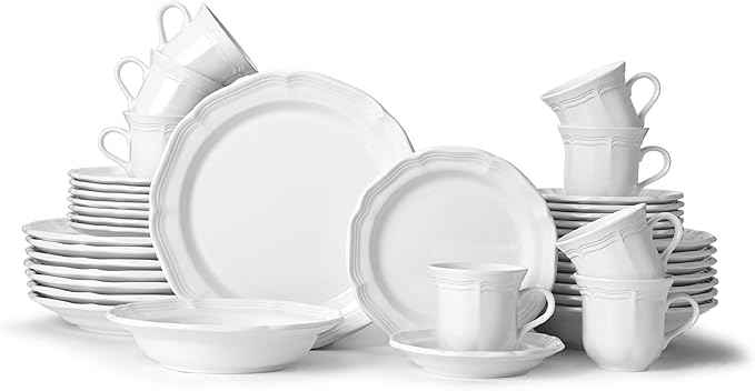 Mikasa French Countryside 40-Piece Dinnerware Set, Service for 8