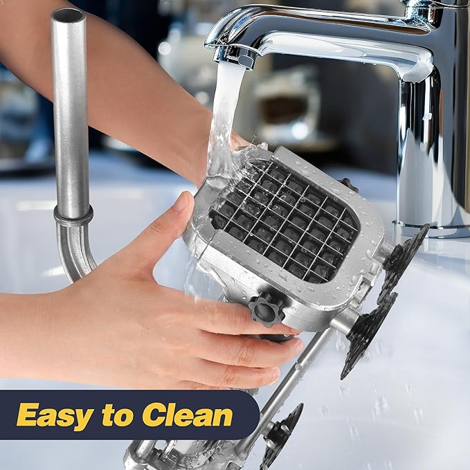 French Fry Cutter, Ruooson Professional Potato Cutter Slicer with 3/8 In Stainless Steel Blades, Great for Whole Potatoes Carrots Cucumbers.