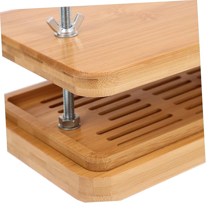 Alipis Bamboo Tofu Press Drip Tray Adjustable Tofu Maker Efficient Kitchen Tool for Soybean Curd