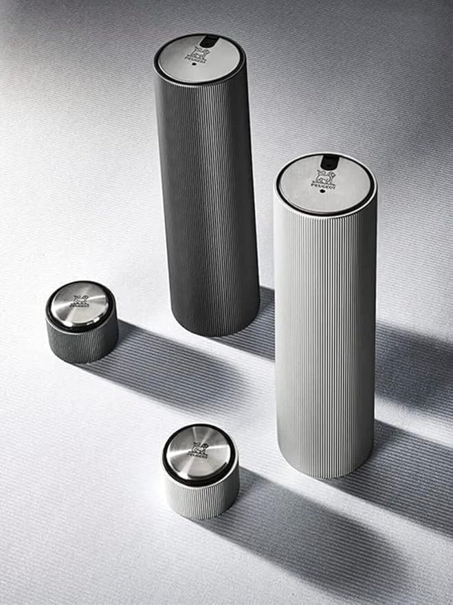 Peugeot Line Reverse Automatic Rechargable Electric Wine Opener/Corkscrew, Light Grey