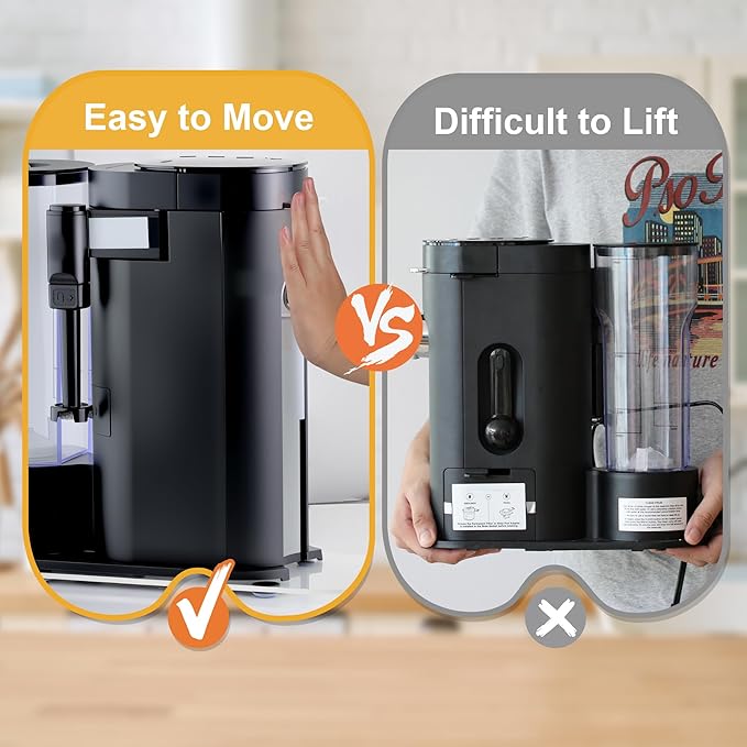 Appliance Slider Compatible with Ninja Coffee Machine, Transparent Acrylic Tray for Ninja Coffee Maker PB041/051 Keurig K-Mini