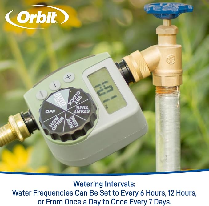 Orbit 62056 One Outlet Single-Dial Hose Faucet Timer (Pack of 3)