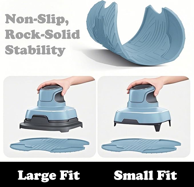 Tailored Ninja Crispi PowerPod Silicone Trivet – Hot Pads for Ninja Crispi Glass Air Fryer Accessories, Heat-Resistant, Non-Slip, Protection for Countertop (Blue)