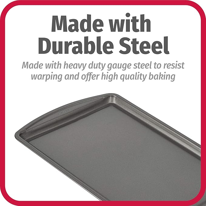 GoodCook Everyday Non-Stick Carbon Steel 9 x 13 Inch Baking Sheet