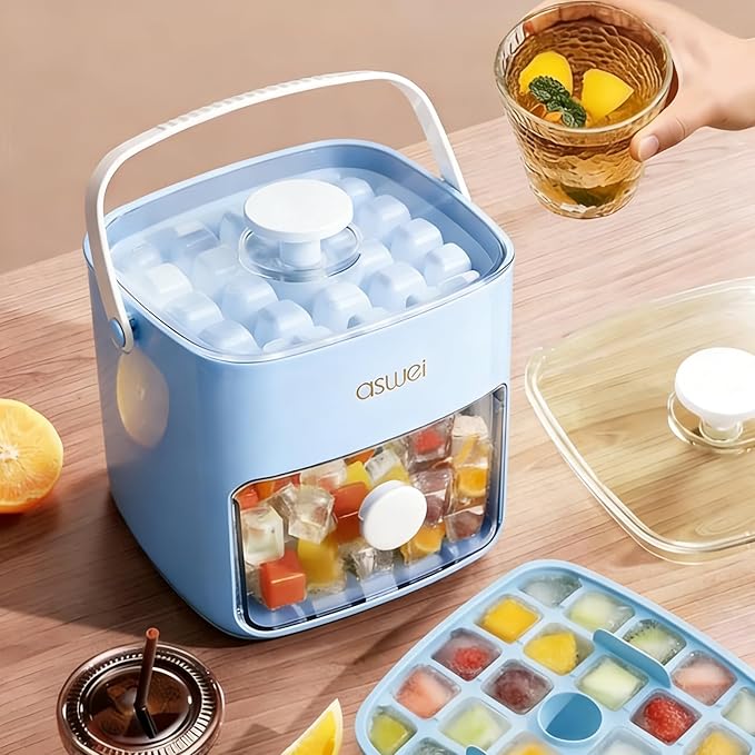 Mini Ice Cube Trays+ Reusable Grocery Bags 3Pack