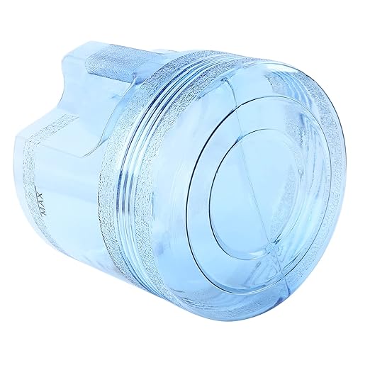 1 Gallon/ 4l Water Plastic Carafe for Distiller,Replacement Distilled Water Jug Compatible with Counter Top Water Distiller Filter (1, Blue Plastic, 4l)