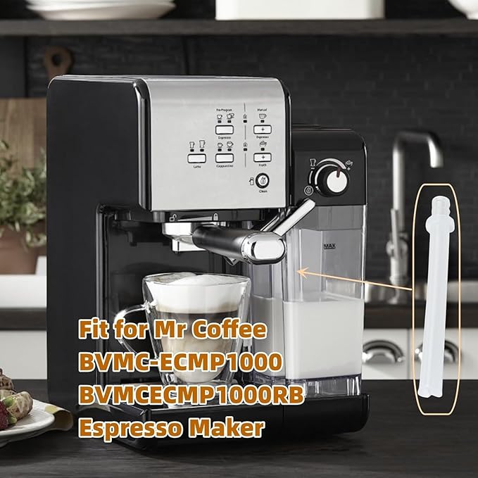 (3-Pack) 162416-000-000 Silicone Tube Replacement for Mr Coffee BVMC-ECMP1000 BVMCECMP1000RB BVMC-ECMP1102 BVMC-ECMP1106 Espresso Maker