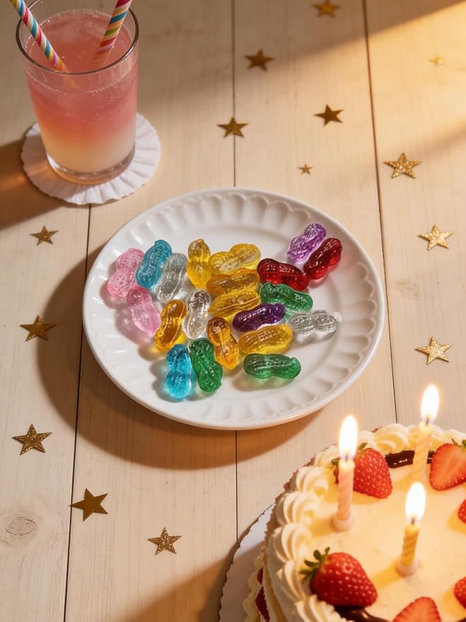 12 Cavity Peanut Silicone Mold – Silicone Fruit Mold for Chocolate, Fondant, Candle, Resin & Cake Decor, 3D DIY Candy Baking Tool for Parties & Gifts (Peanut)