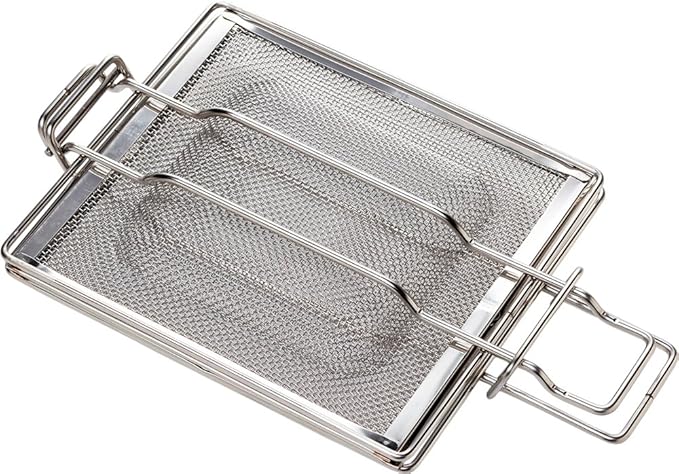 Takagi Metal Industrial GK-HS Hot Sandwich Maker, For Toaster Oven, For Grilling, Double-Sided Baking Compatible, Easy Recipe Included, Hot Sand Toaster, Net, For 2 Hot Sands, Made in Japan, Stainless