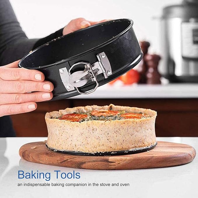 Cake Pan Set, Round Cheesecake Pan, Nonstick Cake Pan with Removable Bottom for Cheesecakes, Yogurt Cakes, Mousse, Coffee Cakes (18/20/22)