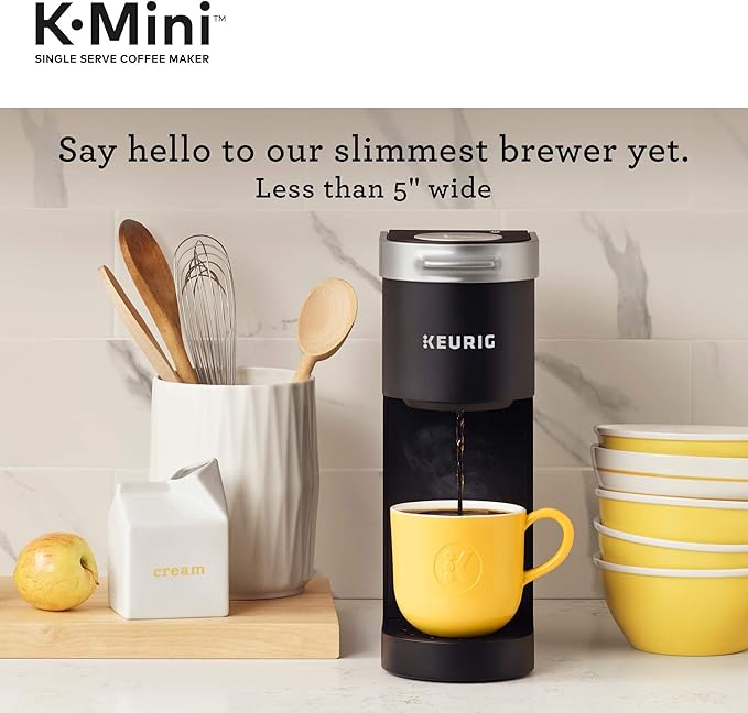 Keurig K-Mini Single Serve Coffee Maker, Black & K-Duo 3 Month Care Brewer Maintenance Kit