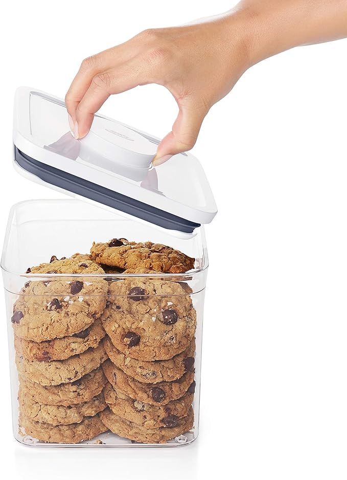 OXO Good Grips Storage Container Airtight | Stackable | For Pantry Organization | Dishwasher Safe | 5 Piece Set, Pack of 2