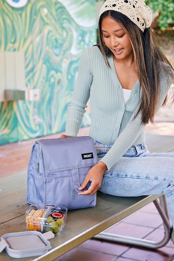 Packit, Lunch Bag Freezable Aqua Tie Dye