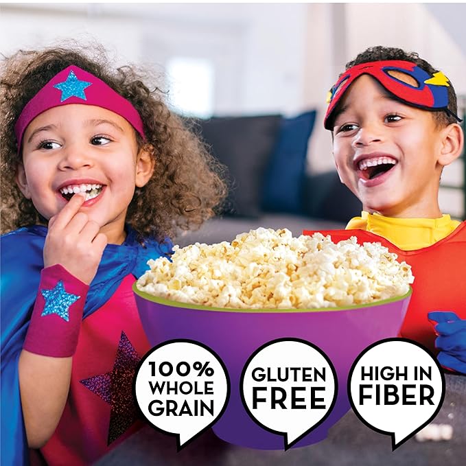 Jolly Time Healthy Pop Buttery Microwave Popcorn, Low Fat Gluten Free Non-GMO, 3oz Sharing Bag, 3 Bags Per Carton (Healthy Pop - Butter & Sea Salt, 3 Ounce (Carton of 3))