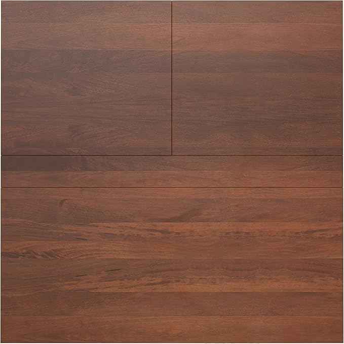 SIMPLIHOME Hunter Lift Top Coffee Table - 32 inch Wide Solid Mango Wood Industrial Square Cocktail Table in Umber Brown, Living Room Table with Dual Lift Tops, Hidden Storage and Gold Hairpin Legs
