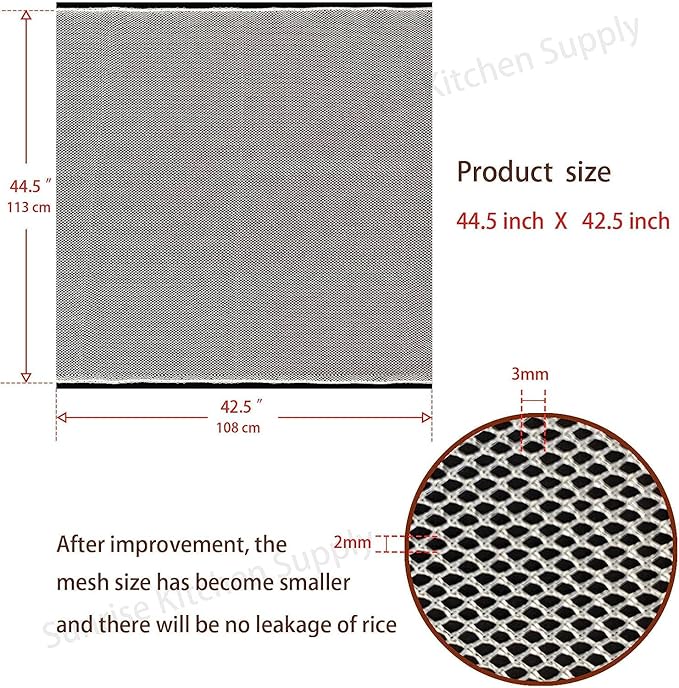 43" x 43" Sushi Rice Cooking Net/Rice Cooker Napkin/Sushi Rice Cooking Napkin (1)