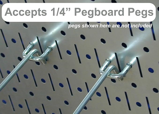 Wall Control Kitchen Pegboard Organizer Pots and Pans Storage Rack Organization Kit with Black Pegboard and Black Accessories