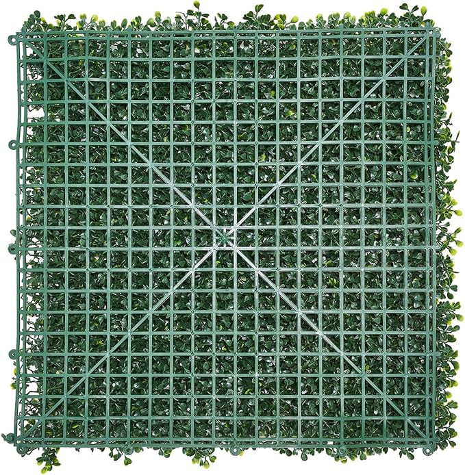 VEVOR Artificial Grass Wall Panels, 40 x 120 inch, Milan Grass Greenery Boxwood Panel for Indoor Outdoor Green Decor & Ivy Fence Covering, Privacy Backdrop Wall Hedge Screen for Garden