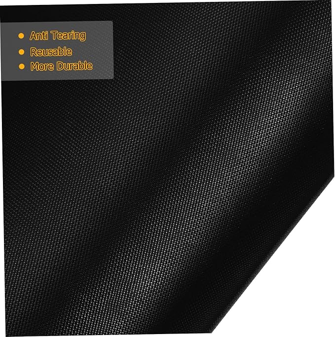 BESTOYARD 9pcs Non-stick Oven Mats for Bottom of Oven Gas Stove Reusable Baking Liners High-temperature Resistant Cooking Mats for Even Heating Easy to Clean Trim