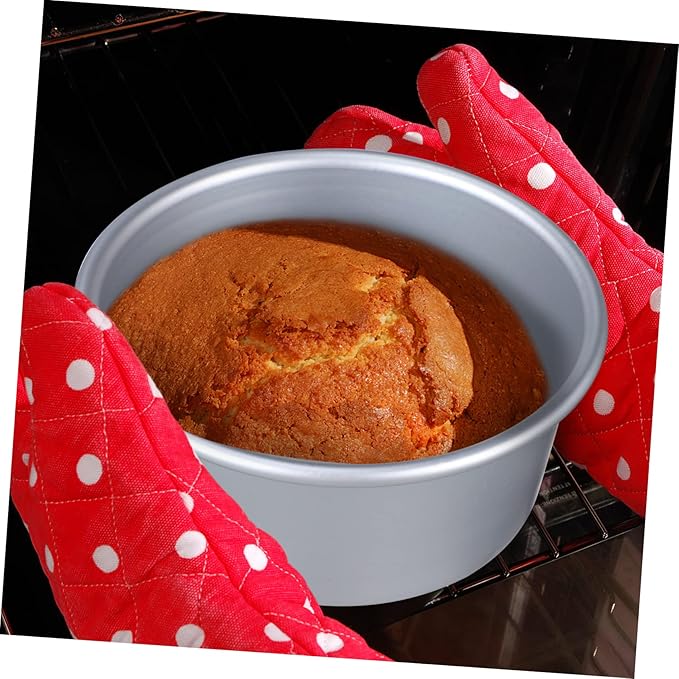 6-Inch Cake Tin Set Parchment Liners Nonstick Baking Molds for Cakes for Oven Use for Home Bakers