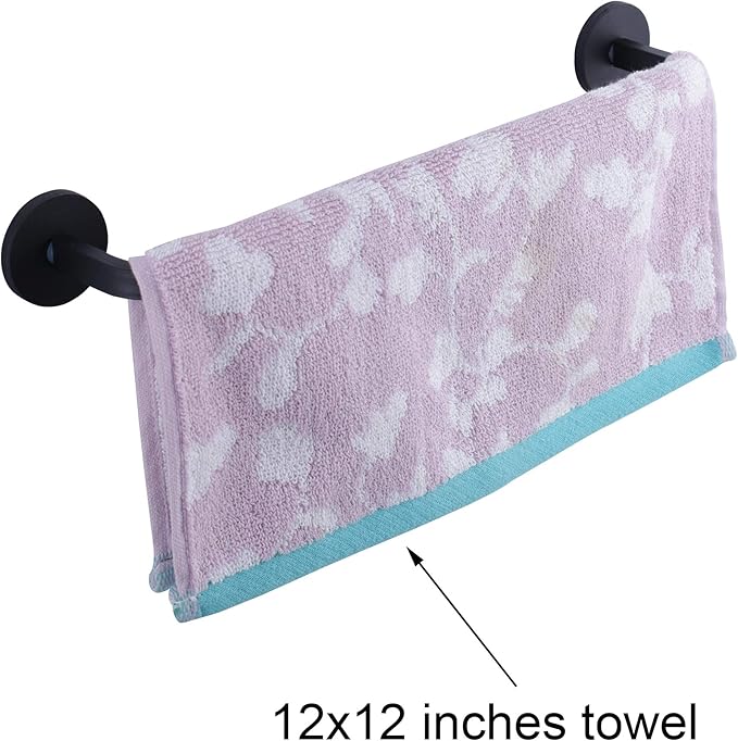 2 Pieces Magnetic Towel Bar for Refrigerator, Magnetic Towel Holder Towel Hook Hanger for Fridge, Kitchen Stove, Oven, Dishwasher, Sink Laundry Washing Machine Black