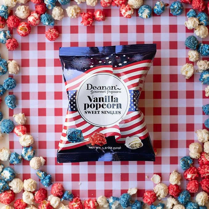 Deanan® Patriotic Vanilla Popcorn 12 Count (1.5 Cup ea)