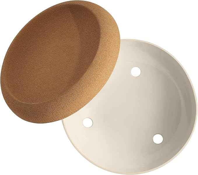 Emile Henry Large Food Storage Bowl, 14.1 inch, Clay
