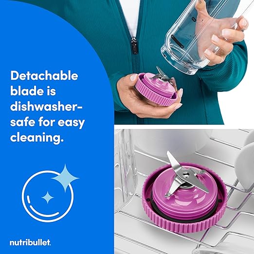 nutribullet Flex Portable Blender NBPB50200DB, Orchid Purple