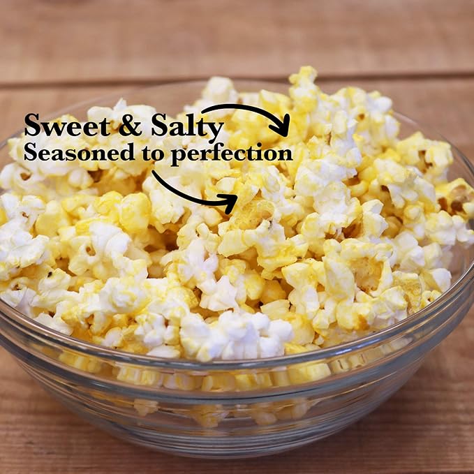 ASS KICKIN' Kettle Corn Microwave Popcorn Bags - 3 Pack - Ultimate Sweet Gourmet Popcorn Gift - Makes a Great Movie Theater Popcorn or Snack Food for Movie Night