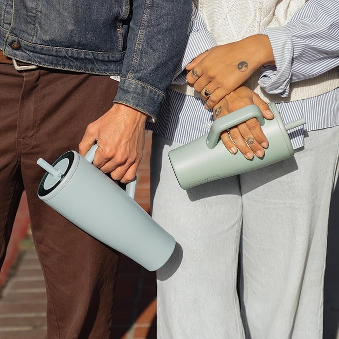 BrüMate Era 30 oz Tumbler with Handle and Straw | 100% Leakproof Insulated Water Bottle Tumbler with Lid and Flexible SoftSip Straw | Made of Stainless Steel | Cup Holder Friendly | 30oz (Lavender)