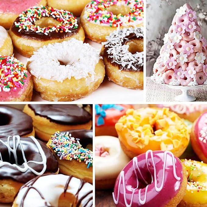 Electric Doughnut Machine,Small Donut Maker,Donut Maker,Automatic Doughnut Machine,304 Stainless Steel Auto Donut (220V)