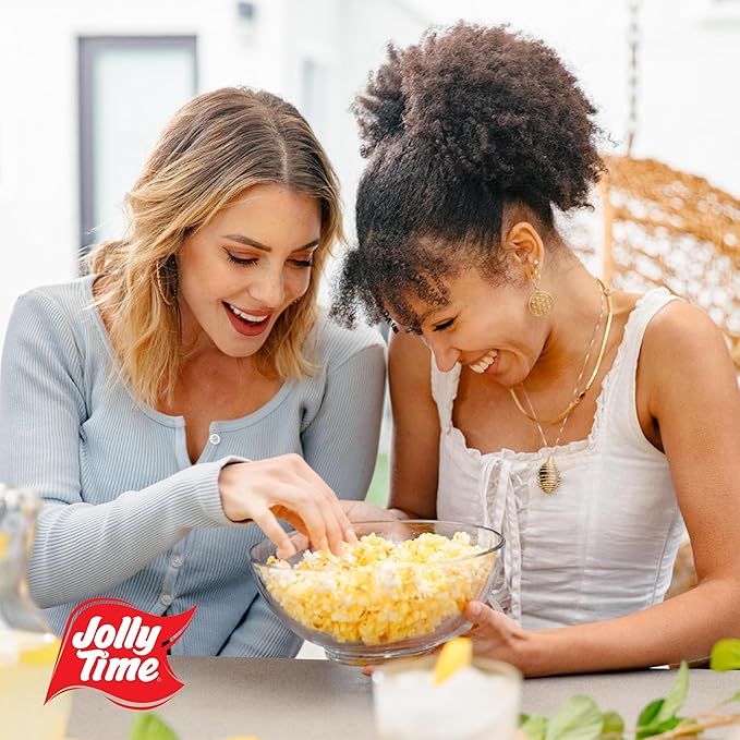 Jolly Time Jalapeño Butter, Microwave Popcorn with Just the Right Heat, 3oz Sharing Bag, 6 Bags Per Carton (Jalapeño Butter, 3 Ounce (Pack of 36))