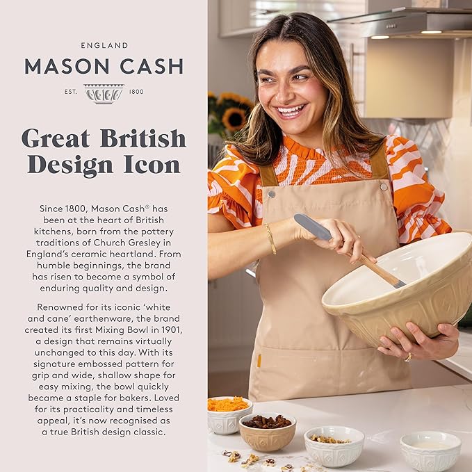 Mason Cash | S18 Owl Embossed Mixing Bowl - 2.85 Quart