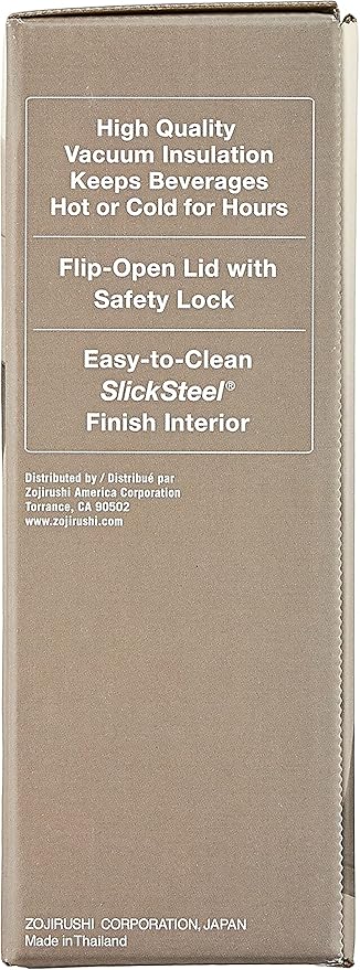 Zojirushi SM-KHE36NL Stainless Steel Mug, 12-Ounce, Champagne Gold