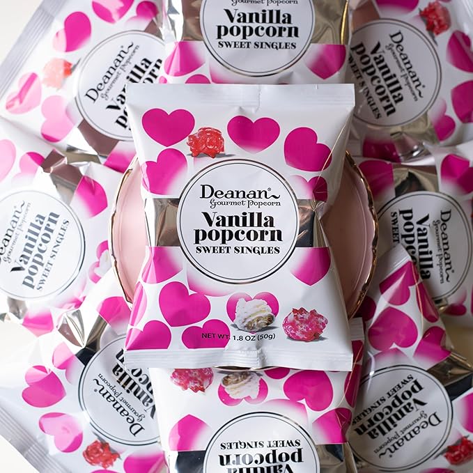 Deanan® Hearts Vanilla Popcorn 12 Count (1.5 Cup ea)