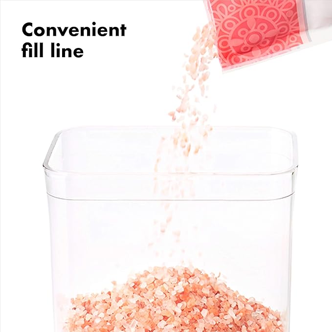 OXO Good Grips Storage Container Airtight | Stackable | For Pantry Organization | Dishwasher Safe | 5 Piece Set, Pack of 2