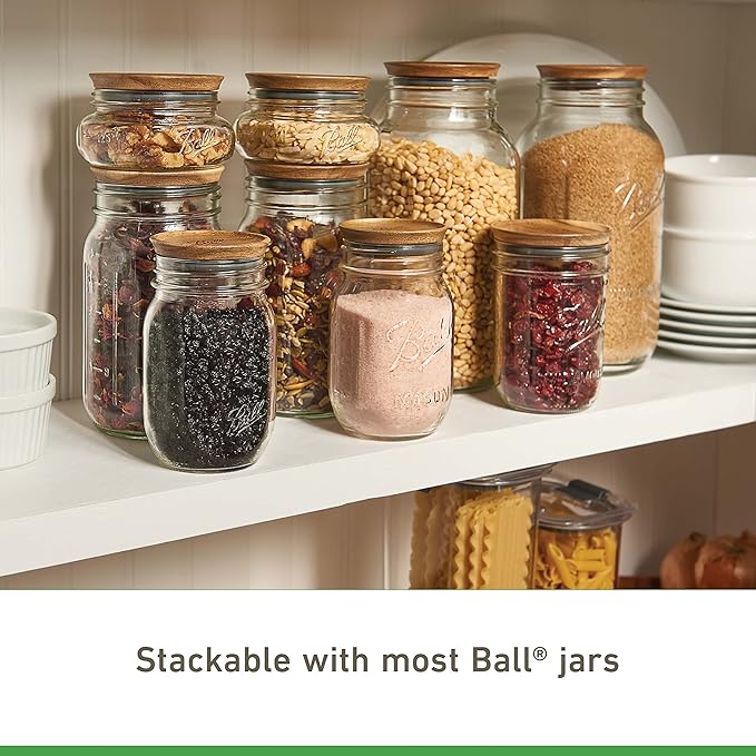 Ball® Jar Lids, 5 Pack Ball Jar Wooden Storage Lids