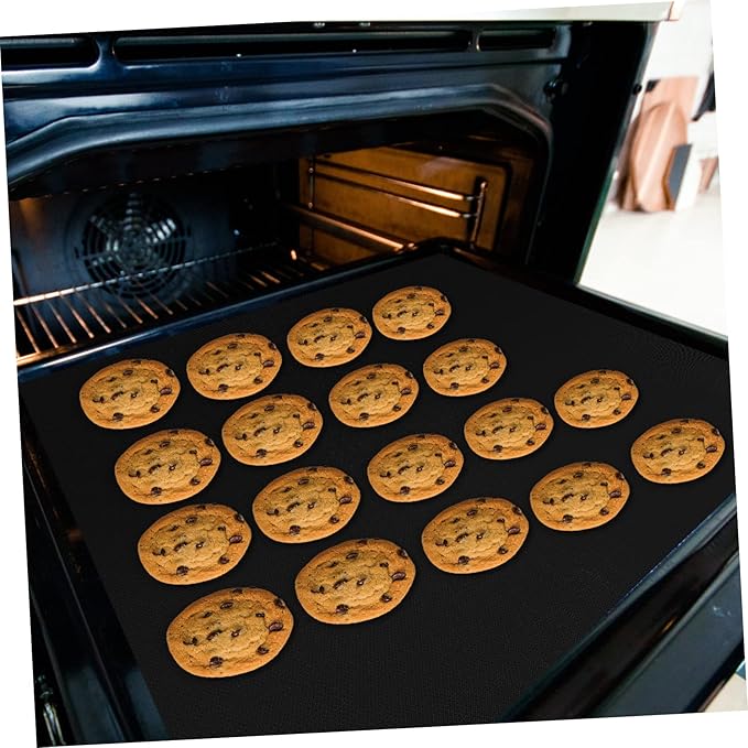 SHOWERORO 9pcs Non-stick Oven Liners Grill Baking Mats for Air Fryer Reusable Oven Mats Easy to Clean