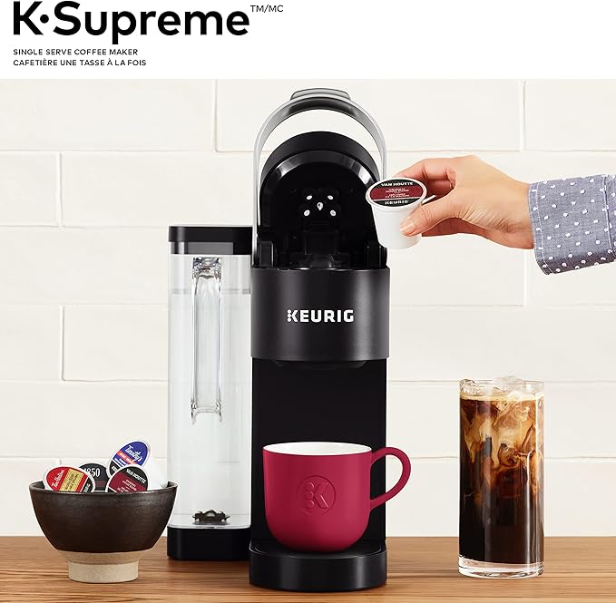 Keurig K-Supreme Coffee Maker, Single Serve K-Cup Pod Coffee Brewer, With MultiStream Technology, 66 Oz Dual-Position Reservoir