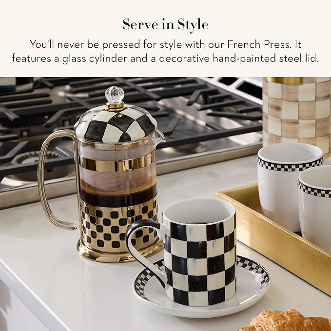 MACKENZIE-CHILDS Courtly Check French Press