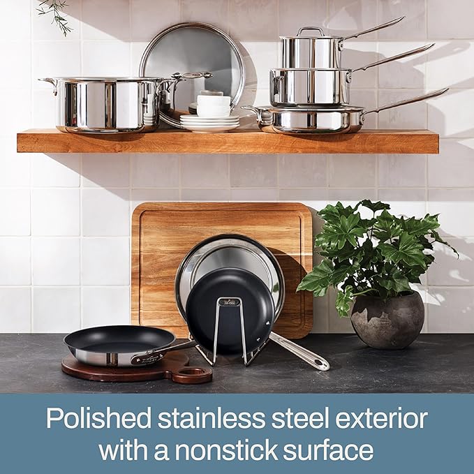 All-Clad D3 Pro Nonstick 3-ply Bonded Cookware, Fry Pan, 10 inch
