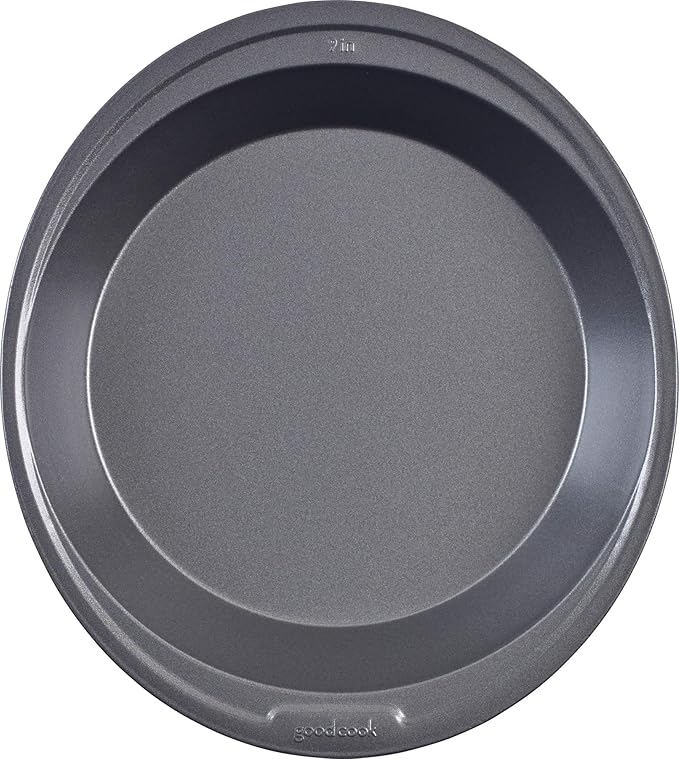 GoodCook Everyday Nonstick Steel Pie Pan, 9", Gray (Pack of 12)