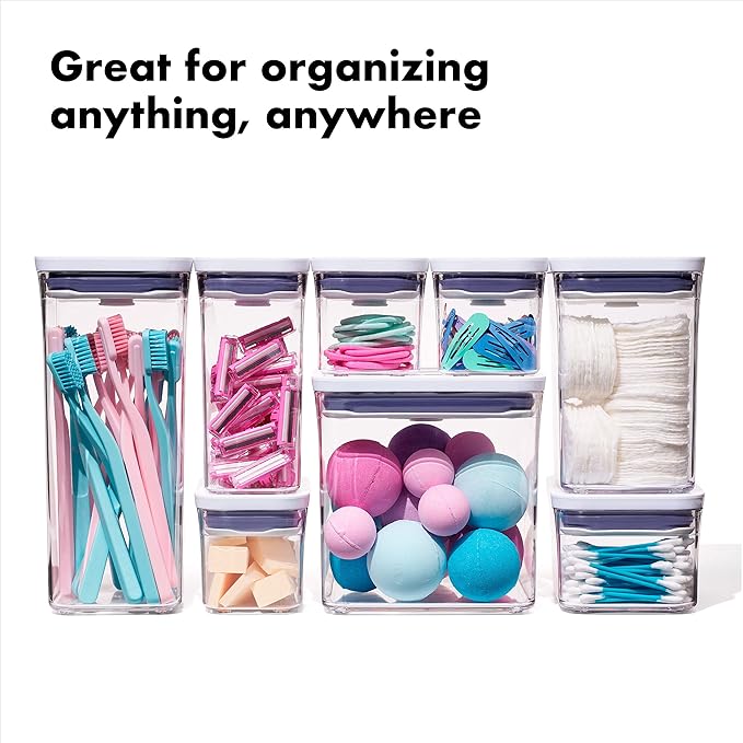 OXO Good Grips 3-PC Small Square Short POP Container Set