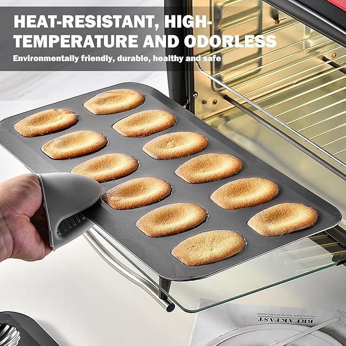 8pc Nonstick Madeleine Pan for Baking, 12-Cavity Shell Shape Cake and Cookie Mold Tray, Carbon Steel Cookie Molds, Send Goods from Local Warehouse (8 PC)