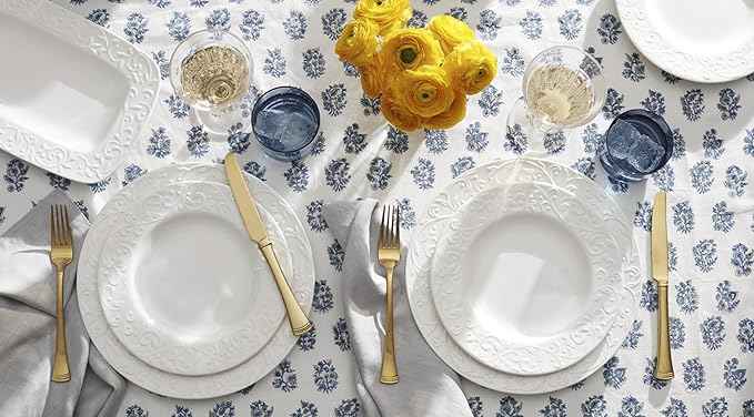 Lenox 851746 Opal Innocence Carved 16-Piece Dinnerware Set