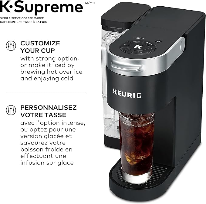 Keurig K-Supreme Coffee Maker, Single Serve K-Cup Pod Coffee Brewer, With MultiStream Technology, 66 Oz Dual-Position Reservoir