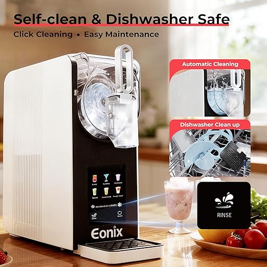 Slushie Machine No Ice Needed,64OZ Slushy Machine for Home with Auto-Clean Function,Commercial Frozen Drink Maker,6 Pre-Set Programs,LED Display,Frozen Margaritas,Frappés,Milkshake ﻿