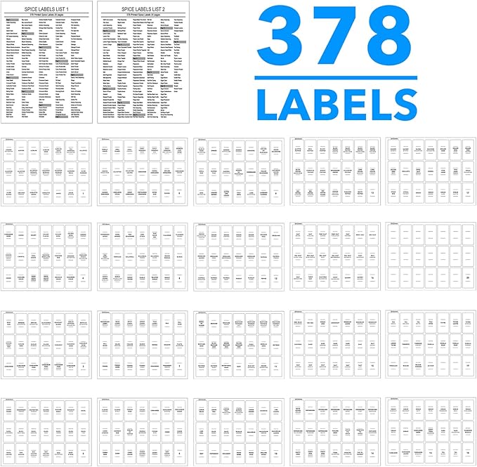 SpaceAid 36 Pcs Spice Jars with Bamboo Lids and Labels, Empty 4oz Glass Spice Bottles, Minimalist Farmhouse Spice Labels Stickers with Funnel, Seasoning Containers for Spice Rack, Cabinet and Drawer