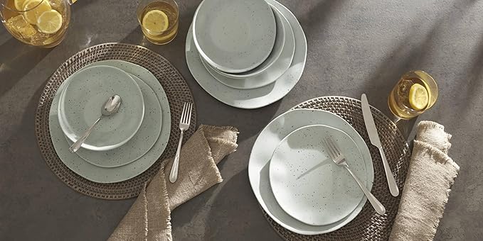 Oneida Silverware Set, Grant 20 Piece Everyday Flatware Set, Service For 4, 18/0 Stainless Steel, Dishwasher Safe, Knives Spoons And Forks Set, Dishwasher Safe, Home And Kitchen (Silver, 20 Pieces)