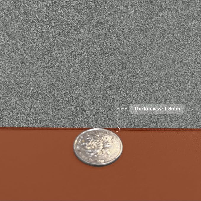 Table Pads for Dining Room Table for Dining Room Table - Can Be Used On Both Sides Waterproof and Easy to Clean Good Flatness Used for Dining Table(Brown+Gray 46x72)
